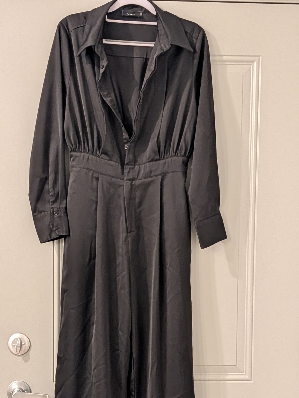 Women's VICI Black Long Sleeve Jumpsuit S